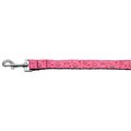 Unconditional Love Cupcakes Nylon Ribbon Leash Bright Pink 1 inch wide 4ft Long UN742422